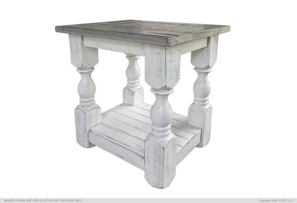 STONE COFFEE TABLE AND 2 END TABLES - The Rustic Mile