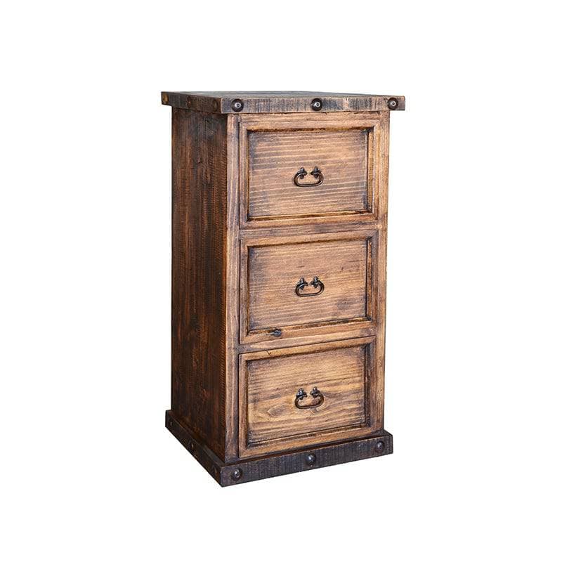 RUSTIC 3 DRAWER FILE CABINET - The Rustic Mile