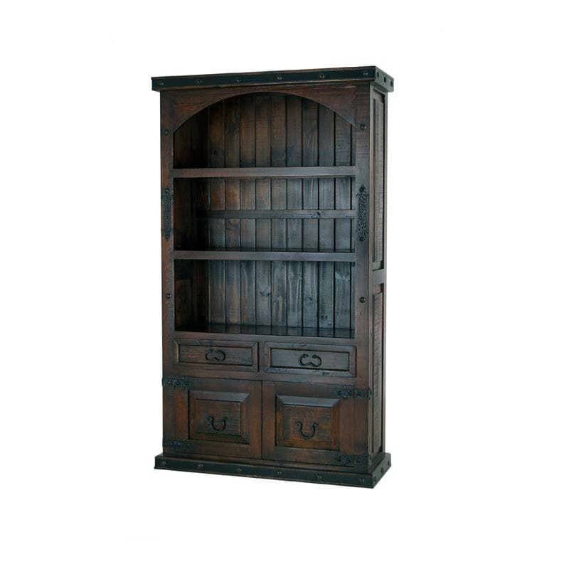 GRAND HACIENDA ARCH 2 DOOR BOOKCASE - The Rustic Mile