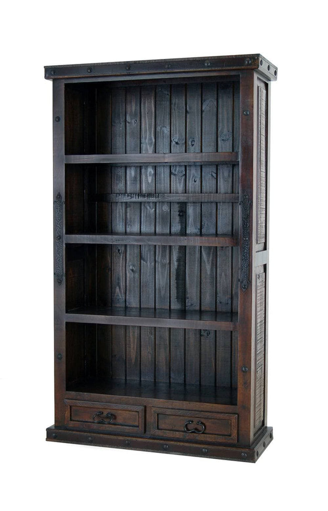 GRAND HACIENDA 2 DRAWER BOOKCASE - The Rustic Mile