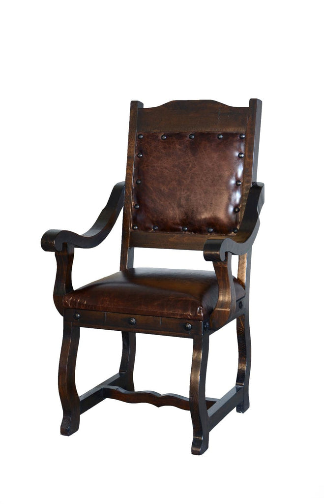 GRAND HACIENDA SQUARE CAPTAINS CHAIR - The Rustic Mile