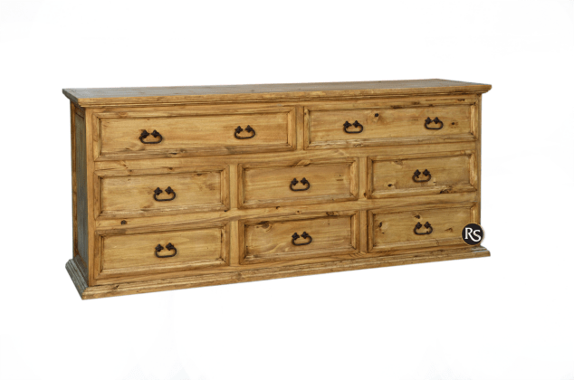 TRADITIONAL 79" EXTRA LONG DRESSER - The Rustic Mile