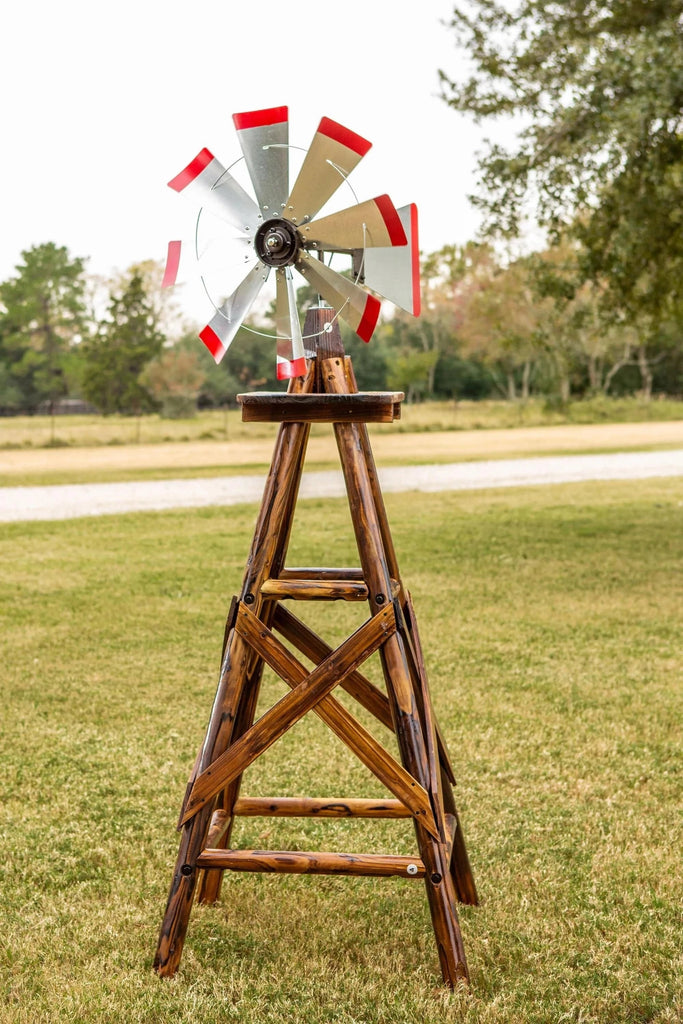 CHAR-LOG RED-TIPPED WINDMILL - The Rustic Mile