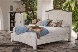 PUEBLO WHITE BEDROOM SET - The Rustic Mile