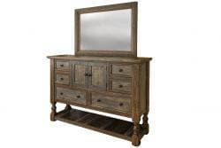 STONE BROWN BEDROOM SET - The Rustic Mile