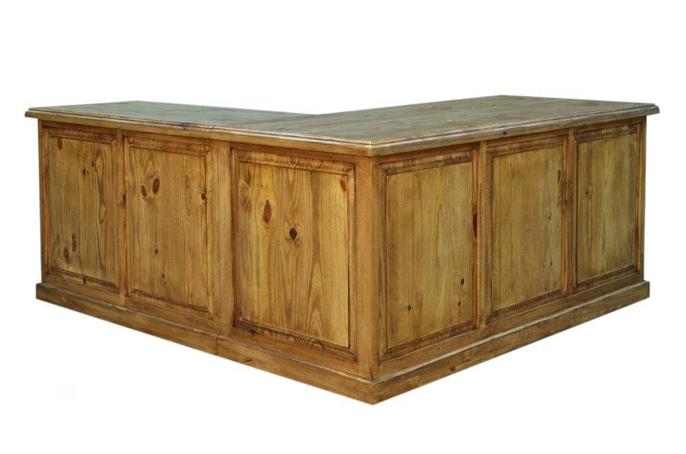 TRADITIONAL "L" SHAPED DESK - The Rustic Mile