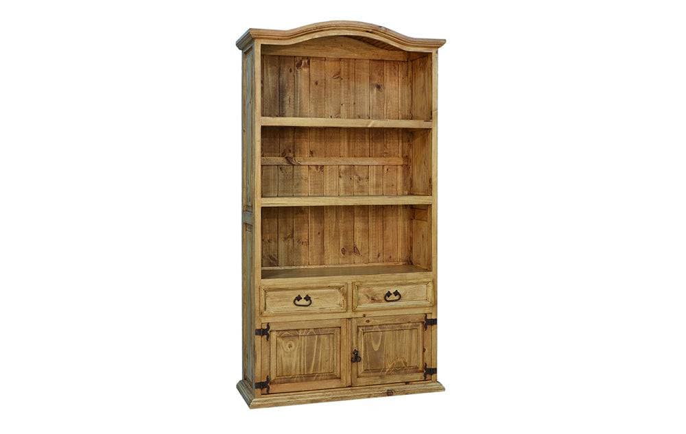 TRADITIONAL 2 DRAWER 2 DOOR BOOKCASE - The Rustic Mile