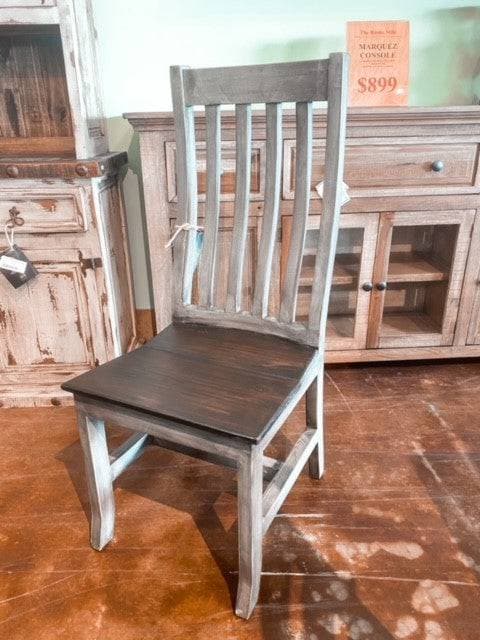 TRADITIONAL SANTA RITA CHAIR W/ WEATHERED FARM HOUSE STAIN - The Rustic Mile